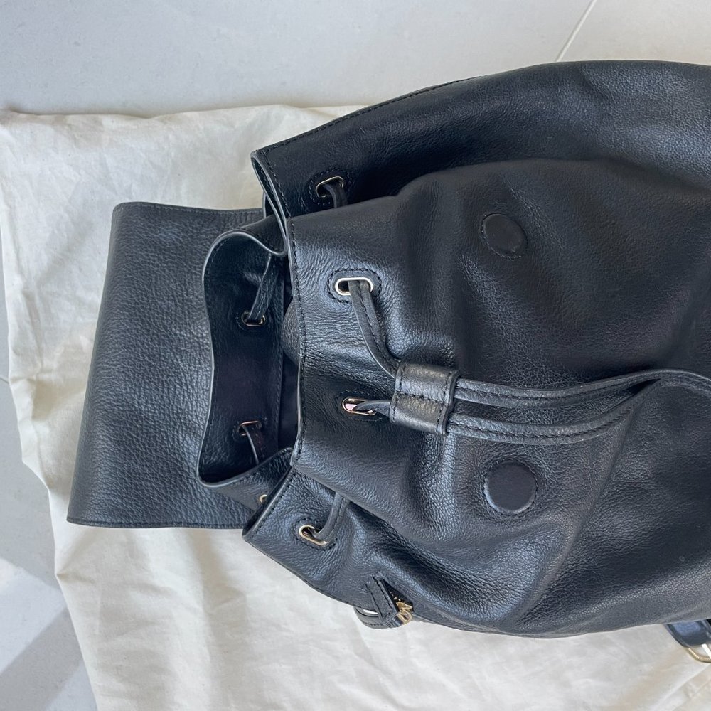 Tory Burch Drawstring Leather Backpack - Picture 4 of 4